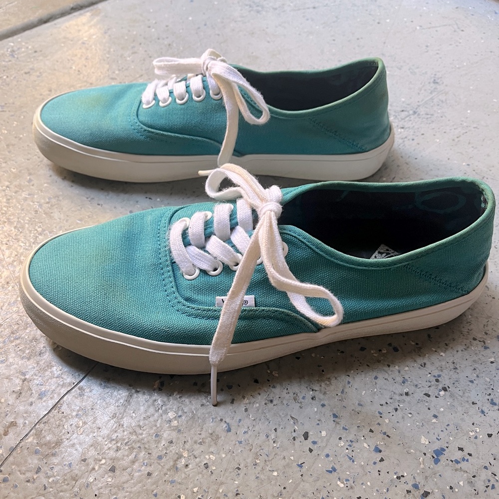 Vans Authentic SF Surf Siders Joel
Tudor Teal Blue 9.5